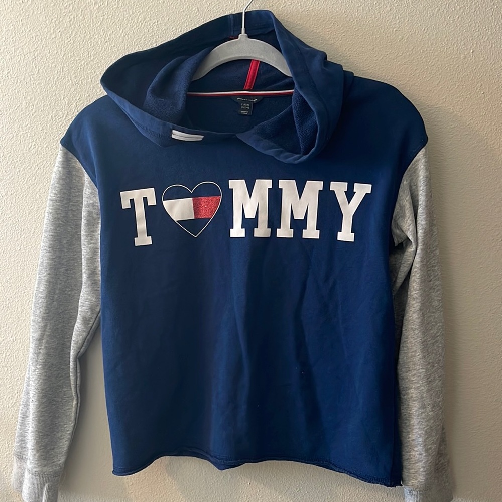 Tommy Hilfiger long sleeve shirt with hoodie